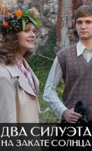 Два силуэта на закате солнца 2020